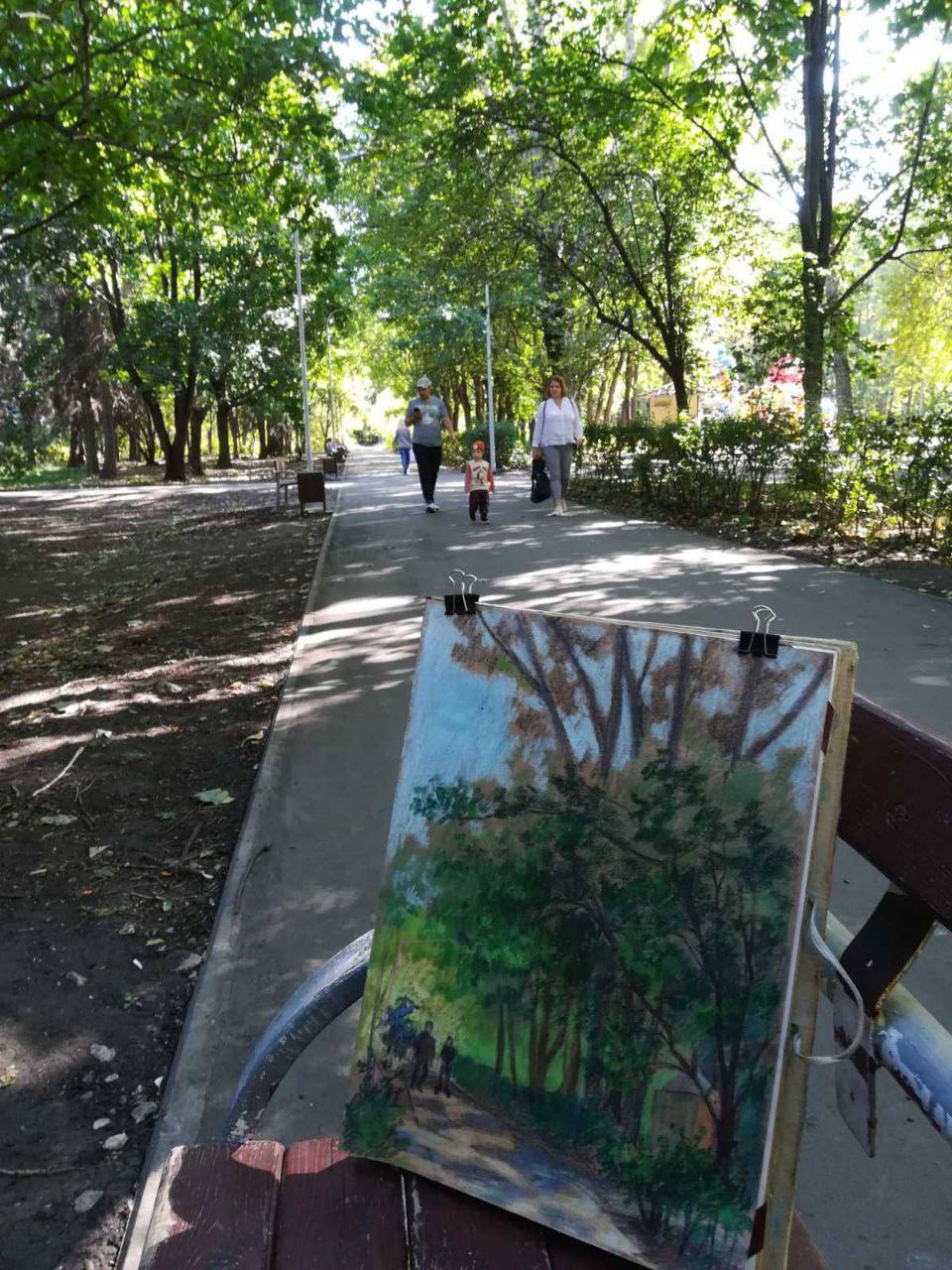 ✔️3 сентября в парке «Семья» прошел городской конкурс-пленэр для педагогов &quot;Вдохновение сентября!&quot;..