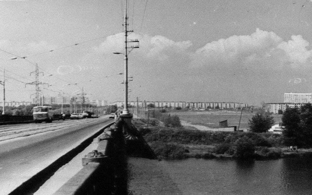 Мост через р. Свиягу. 1969 год.За сорок лет до постройки &amp;quot;Аквамолла&amp;quot;..